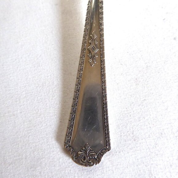 VINTAGE 1929 BERKELEY PATTERN PIERCED SILVER PIE CAKE SERVER - Picture 3 of 9